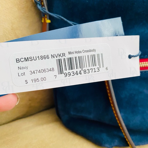 Dooney & Bourke Mini Hobo Crossbody suede - Picture 5 of 8